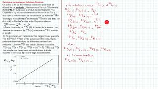 Datation de météorites par Rubidium Strontium [upl. by Suiratnod]