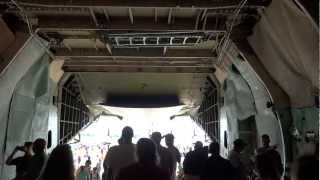 C5 Galaxy Walkthrough  EAA AirVenture Oshkosh 2012 [upl. by Avie246]