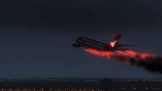 QANTAS A380 Crash after Take Off Los Angeles [upl. by Yvaht]