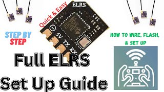 Finally Quick Set Up For ExpressLRS How To Wire Flash amp Program Your ELRS Radio amp Receiver [upl. by Aba946]