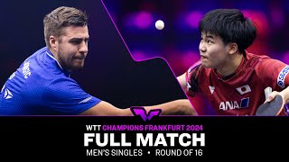 FULL MATCH  Darko Jorgic vs Sora Matsuhima  MS R16  WTTFrankfurt 2024 [upl. by Oleg]