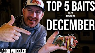 My Top 5 Baits for December  Cold Weather Bass Fishing [upl. by Brockie]