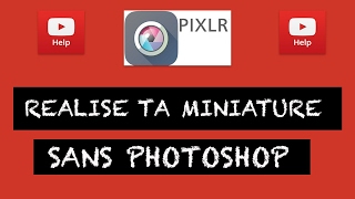 COMMENT REALISER sa MINIATURE sans PHOTOSHOP [upl. by Rhtaeh]