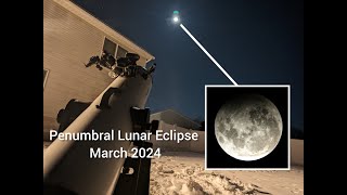 Penumbral Lunar Eclipse 2024  Videos and Photos Taken On 32524 [upl. by Nawek]