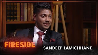 Sandeep Lamichhane Cricketer  Fireside  22 February 2021 [upl. by Bathsheb435]