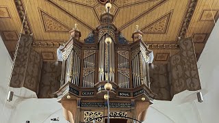 1619 Edo Evers Organ in Osteel Germany  one of the bestpreserved Renaissance Organs in Germany [upl. by Garibald]