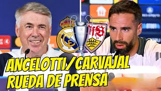 ðŸ”´ðŸŽ™ï¸ RUEDA DE PRENSA  ANCELOTTI Y CARVAJAL previa REAL MADRID vs STUTTGART de CHAMPIONS [upl. by Deppy]