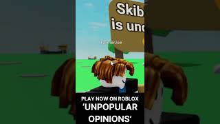 ROBLOX UNPOPULAR OPINIONS Funny Moments PLAY NOW [upl. by Paulina813]