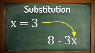 Algebra Substitution  GCSE Maths [upl. by Silvanus698]