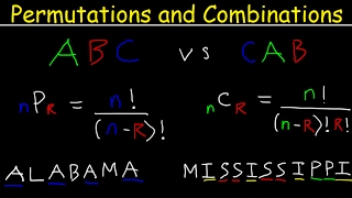 Permutations and Combinations Tutorial [upl. by Ykciv]