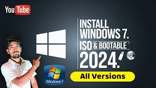 How to Install Windows 7  Download Win 7 ISO File with All Versions Create Bootable USB  Hindi [upl. by Niel92]