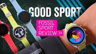 Fossil Sport Review A Small Solid Smartwatch In A Sea Of Big Bad Ones [upl. by Rocca]