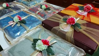 अगर आप शादी वाली पैकिंग खुद करना चाहते हो easy wedding packing basic but smart way to pack a dress [upl. by Anaid]