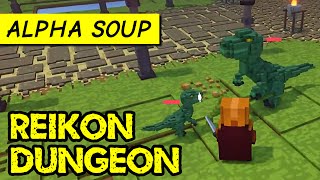 Reikon Dungeon gameplay 3D roguelike RPG with monster reincarnation  PC Kickstarter game demo [upl. by Alleuol]