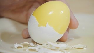 How to Scramble Eggs Inside Their Shell  NEW VERSION [upl. by Akinahc]