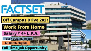 FactSet OffCampus Hiring 2021 FactSet Exam Pattern amp Selection Process  FactSet hiring 2021 [upl. by Daria]