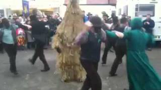 Whittlesey Straw Bear Dances With Old Glory [upl. by Bruno445]