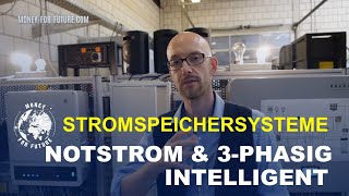 Intelligente Stromspeichersysteme Notstrom amp Drehstrom Fenecon Pro Hybrid mit Kaco amp Goodwe [upl. by Aneelak]