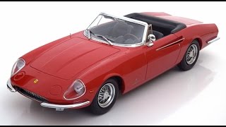 Modelissimo KKScale Ferrari 365 California Spyder red [upl. by Daffy]