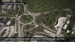 Väg 25 Österleden – så här blir trafikplatsen vid Fagrabäck  Trafikverket [upl. by Anit74]