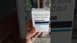 Primacort 100 injection  hydrocortisone sodium injection injection medicine medicaleducation [upl. by Aniluap]