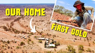 Outback Homestead Improvements amp Gold Nugget found with Metal Detector [upl. by Hnib356]