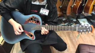 Ovation オベーション Limited Edition Celebrity Elite CE44 Reverse Blue Burst【石橋楽器心斎橋店】 [upl. by Dagmar320]