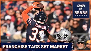 With Jaylon Johnson in the fold franchise tags clear up free agent market for Chicago Bears [upl. by Guido]