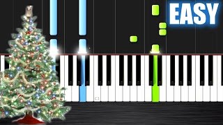 Wham  Last Christmas  EASY Piano Tutorial by Plutax  Synthesia [upl. by Eelyk]