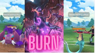 SALAZZLE BURNS THE GREAT LEAGUE in Pokemon Go PvP [upl. by Britni376]