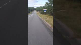 LONGBOARD DH LA TREMBLADE 44 KMHBIG CRASHpov downhill longboard speed crash dh descentes [upl. by Dace40]