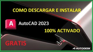 ✅ Como instalar AutoCAD 2023 Activado Legal con Licencia Educativa ✅ [upl. by Agosto832]