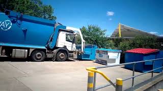 cleanaway front loaders FL00442 WAGGA TRUCK FL00438 CANBERRA TRUCK [upl. by Kinata]