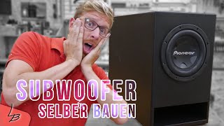 Krasser XXL Subwoofer selbstbau  Der reißt das Haus ab  1 [upl. by Acirej800]