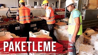 Paketleme Mermer Mozaik Doğal Taş  Marble Mosaic Packing [upl. by Ahseinat]