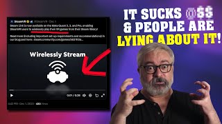 Steam Link VR  BROKEN amp People are Lying about it [upl. by Luemas]