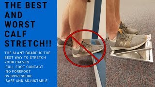 The BEST and WORST Calf Stretch [upl. by Amilas163]