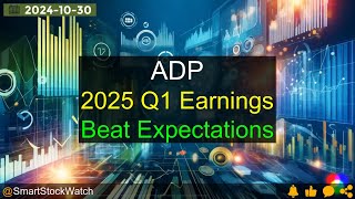 Beat Expectations ADP  2025 Q1 Earnings Analysis [upl. by Batish]