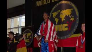 Austin Edwards USA vs Dominik Corrigeux Germany WKC Worlds 2015 [upl. by Addiego]