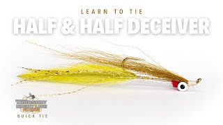 Create the Perfect Half and Half Deceiver Essential Fly Tying Tips Revealed [upl. by Gee45]