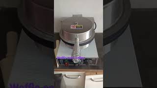 Electric waffle cone machine [upl. by Assilem]