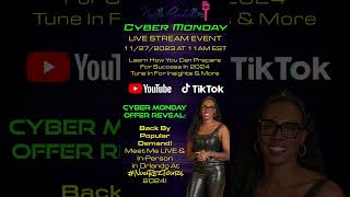 60 Minutes Until The Cyber Monday Live Begins LiveWithNoelle CyberMonday [upl. by Eirak]