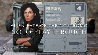 Alien  Fate of the Nostromo  Full Solo Playthrough [upl. by Neall759]