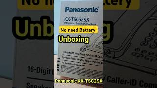 Panasonic KXTSC62SX Unpack shortvideo unboxing panasonic telephone [upl. by Adnilreh814]