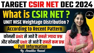 CSIR NET Pattern Explained Target Units Demystified [upl. by Amarillis]