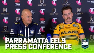 ‘I’m extremely proud of the team’ I Parramatta Eels Grand Final Press Conference I Fox League [upl. by Nabila]