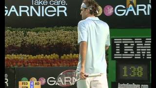 Gonzalez v Federer 2007 Australian Open Mens Final Highlights [upl. by Bradley]