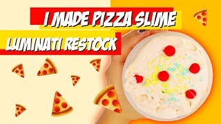 LUMINATI SLIME 1111 RESTOCK VIDEO I MADE PIZZA SLIME 🍕 [upl. by Nire]