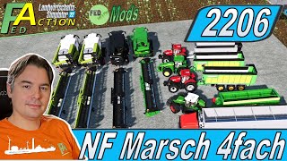 LS22 2206 Der erste Teil der Ernteflotte LandwirtschaftsSimulator22 nfmarsch LetsPlay gameplay [upl. by Akemad]