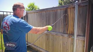 How to Clean an Old Fence with Bleach [upl. by Bullivant]